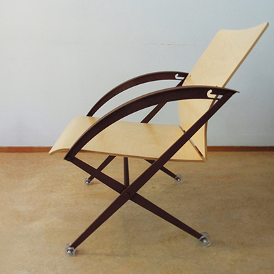 Verstelbare stoel - lage stand