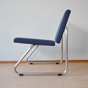 Stoel met buisframe - laag